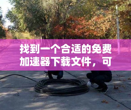 找到一个合适的免费加速器下载文件,可以按照以下步骤进行 找到一个合适的免费加速器下载文件,可以按照以下步骤进行