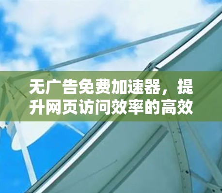 无广告免费加速器,提升网页访问效率的高效解决方案