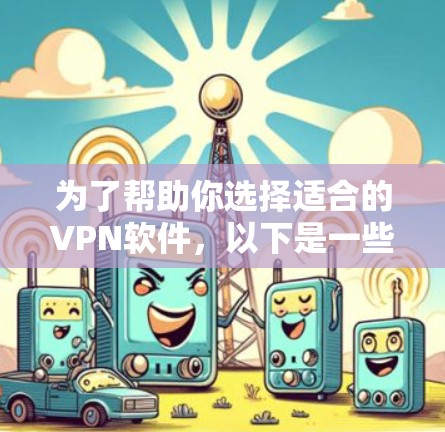 为了帮助你选择适合的VPN软件,以下是一些综合考虑的因素和推荐