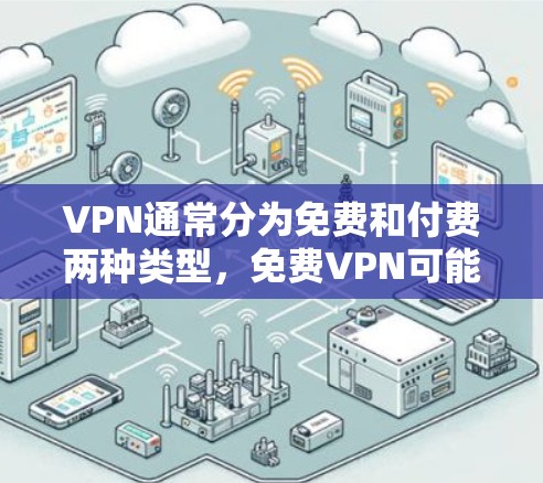 VPN通常分为免费和付费两种类型,免费VPN可能需要付费才能使用更多功能,如下载数据包或使用高级功能。以下是关于VPN免费排名的一些信息