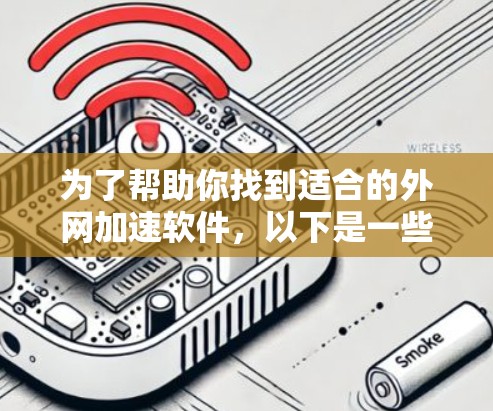 为了帮助你找到适合的外网加速软件,以下是一些推荐,每个软件都有其独特的特点和优缺点,适合不同的使用场景 为了帮助你找到适合的外网加速软件,以下是一些推荐,每个软件都有其独特的特点和优缺点,适合不同的使用场景