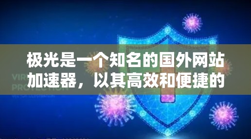 极光是一个知名的国外网站加速器,以其高效和便捷的支持而闻名。以下是关于极光的详细分析