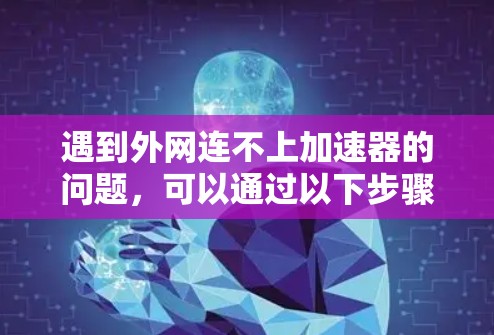 遇到外网连不上加速器的问题,可以通过以下步骤逐一排查和解决