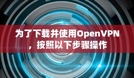 为了下载并使用OpenVPN，按照以下步骤操作