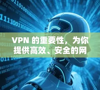 VPN 的重要性,为你提供高效、安全的网络连接 VPN 的重要性,为你提供高效、安全的网络连接