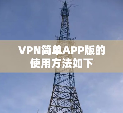 VPN简单APP版的使用方法如下 VPN简单APP版的使用方法如下