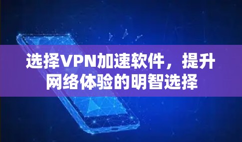 选择VPN加速软件，提升网络体验的明智选择