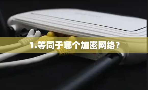 1.等同于哪个加密网络? 1.等同于哪个加密网络?